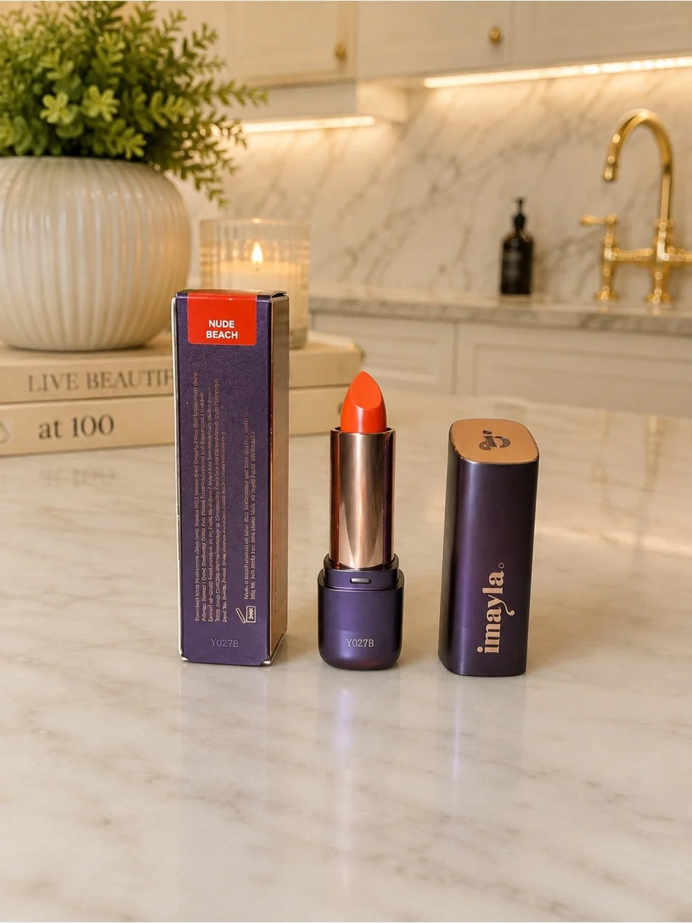 Imayla The One Hydrating Cream Lipstick – Nude Beach | Full Size 3.5g | New